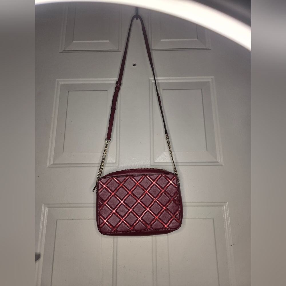 Michael Kors Red Quilted‎ Crossbody Bag - Picture 2 of 8